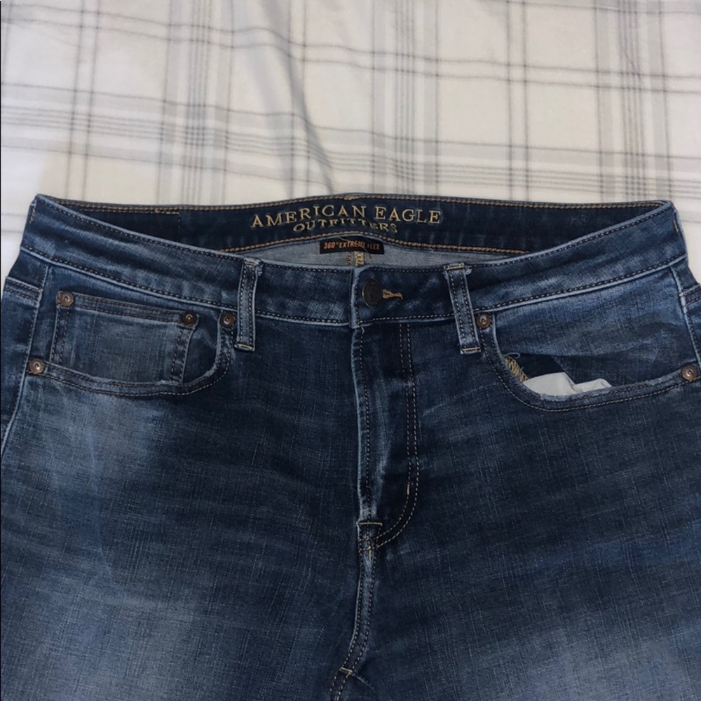 American Eagle Slim Straight Jeans 34x34